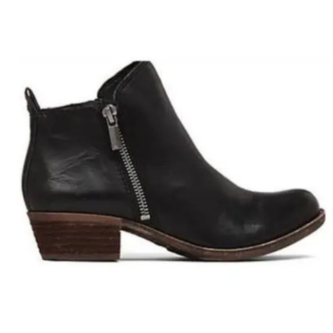 Bottines confortables Petit talon Aspect daim