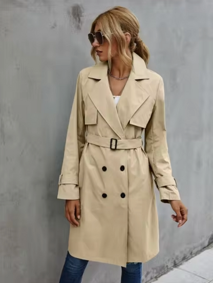 Trench-coat long élégant pour femme