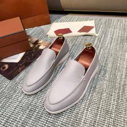 Mocassins élégants en cuir de luxe pour hommes