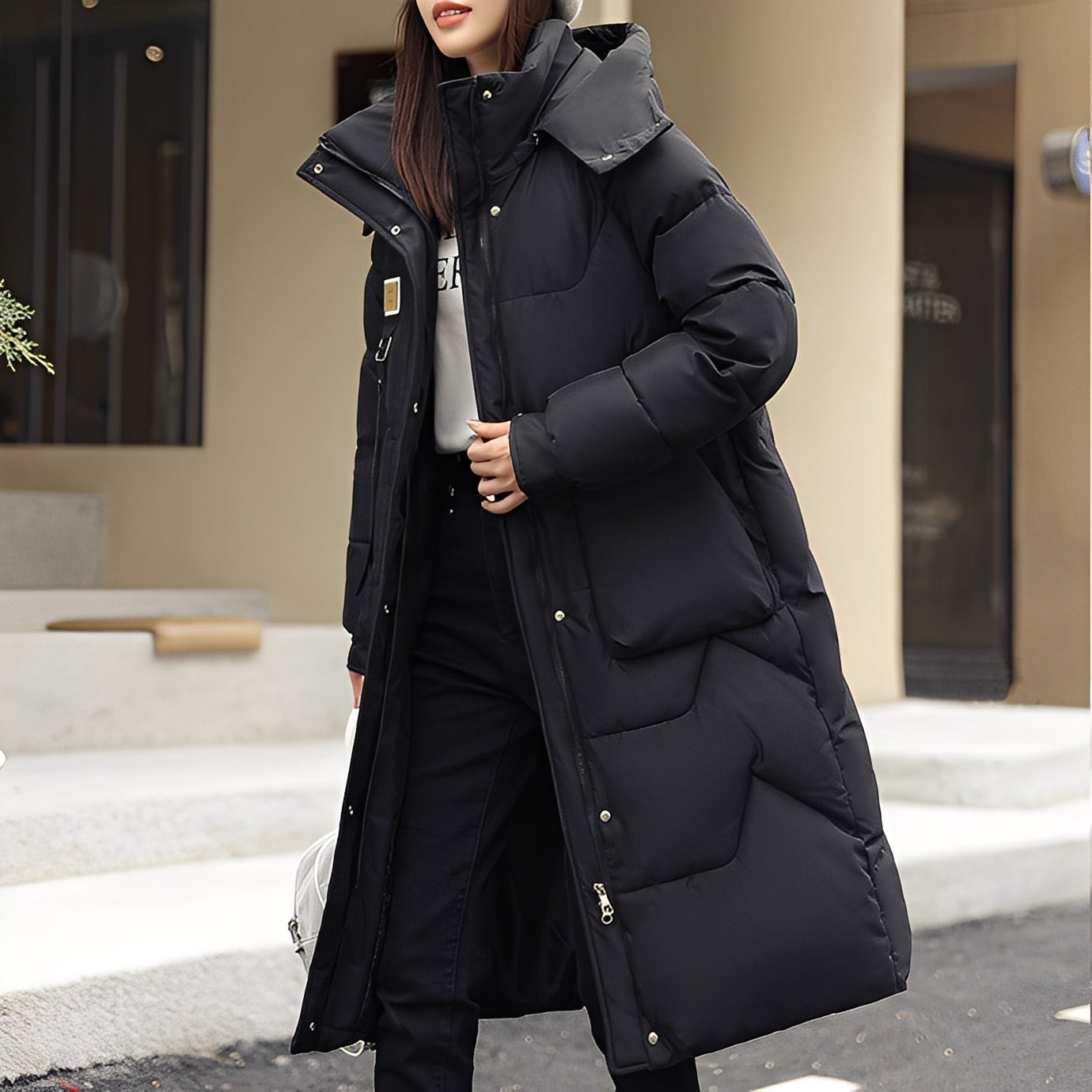 Tendances de vestes longues à capuche pour femme