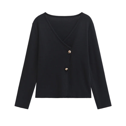 Cardigan stylé asymétrique pour femme