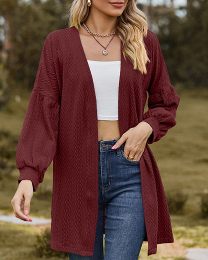 Cardigan classique avec manches à emmanchures basses Élégant