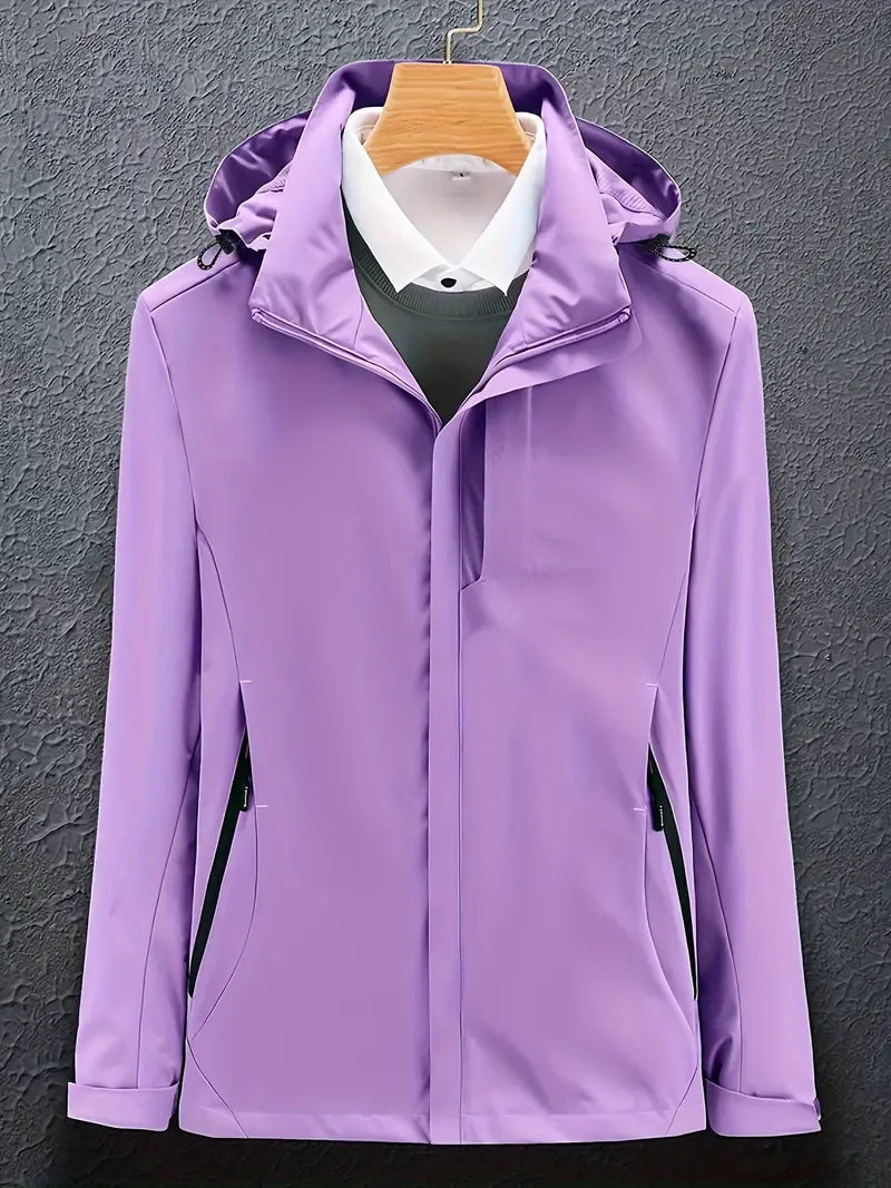 Veste d'hiver femme coupe-vent chaude à capuche