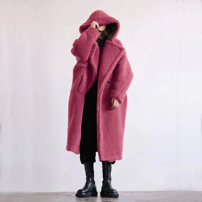 Manteau d'hiver femme chaud élégant