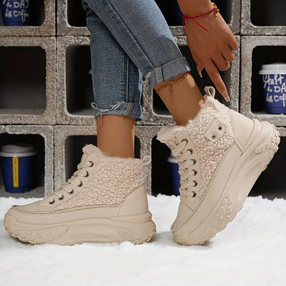 Chaussures souples en velours de coton pour femme