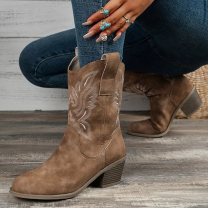 Gilet Bottes Tenue Western Chic Femme