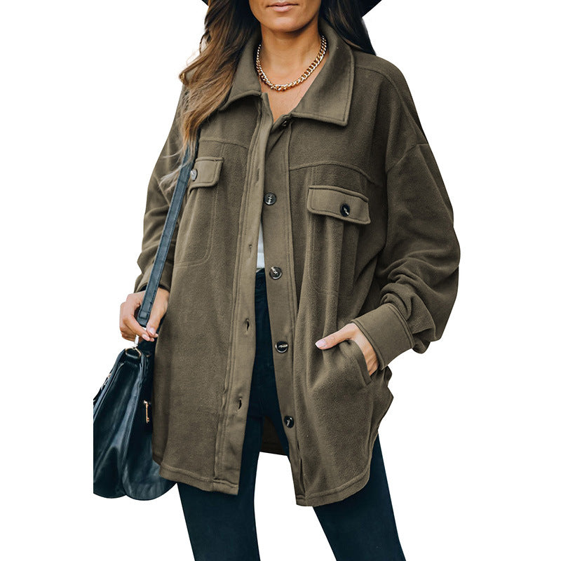 Veste polaire chaude pour femme