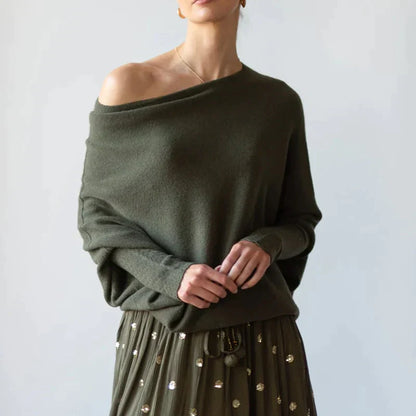 Pull stylé asymétrique à lacets