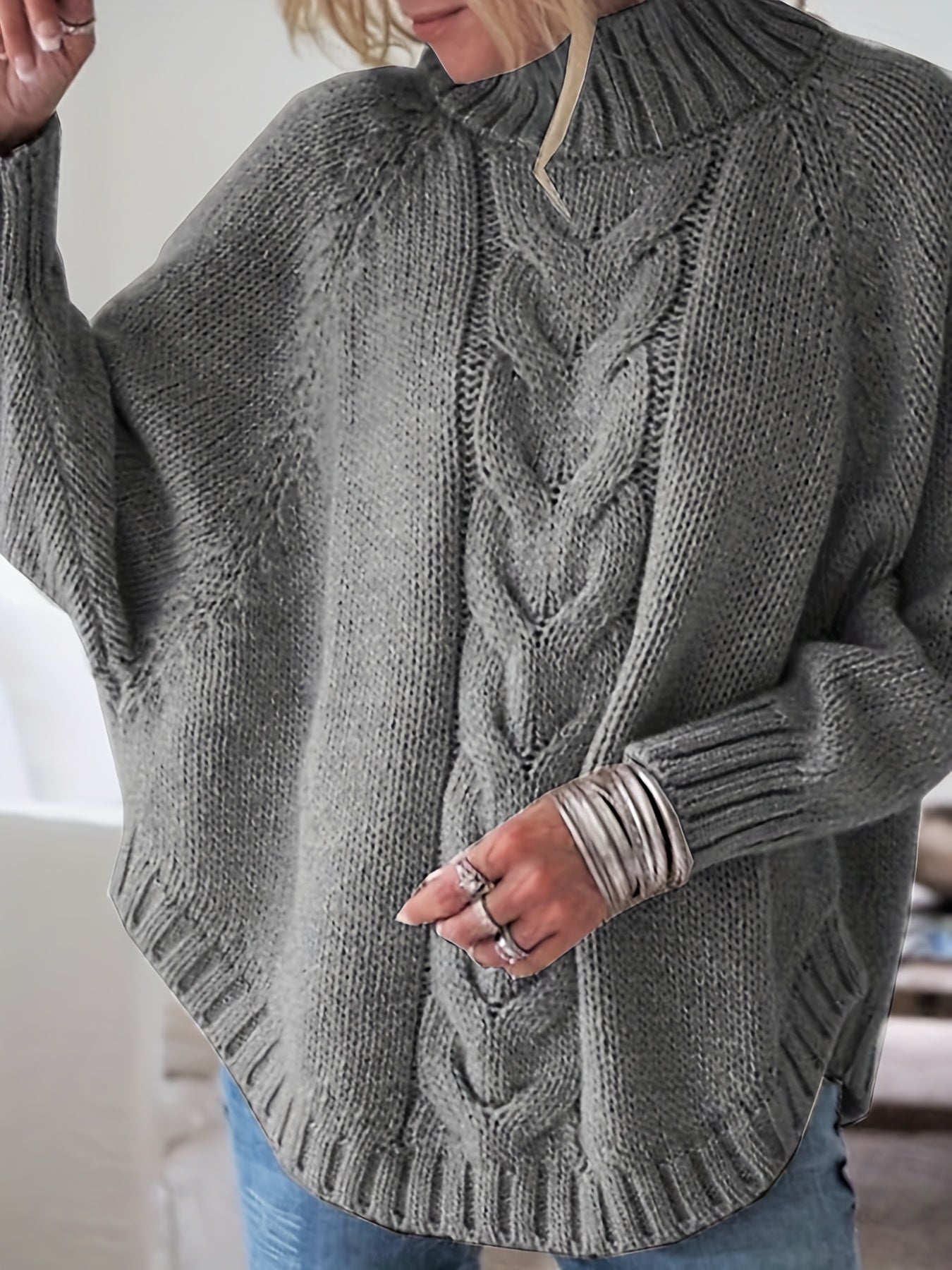 Pull-over épais confortable et douillet