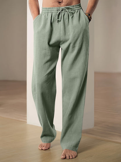 Pantalon confortable pour homme, décontracté avec cordon de serrage