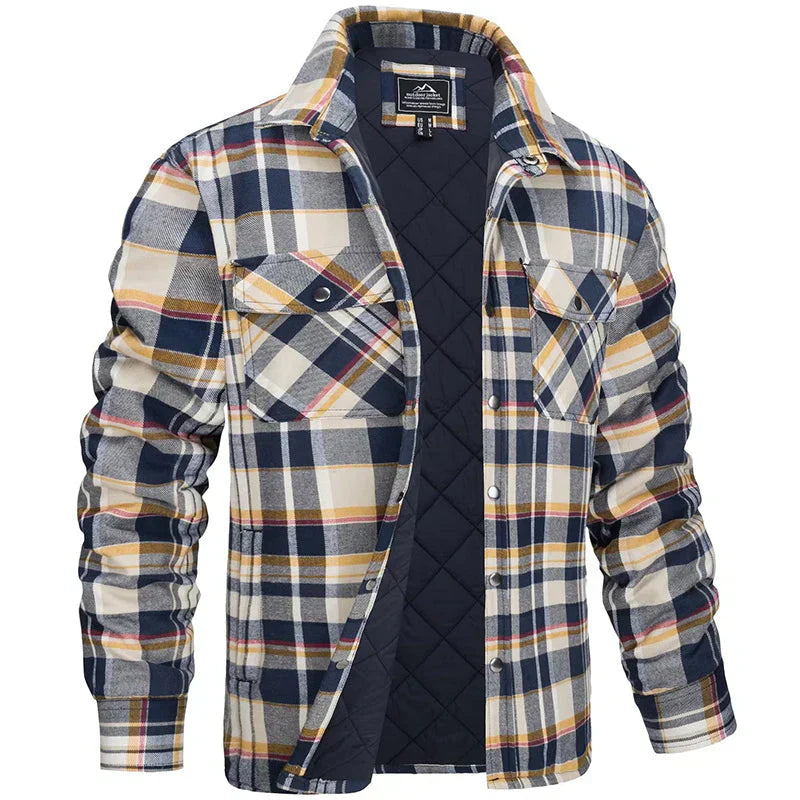 Chemise homme en flanelle coupe moderne
