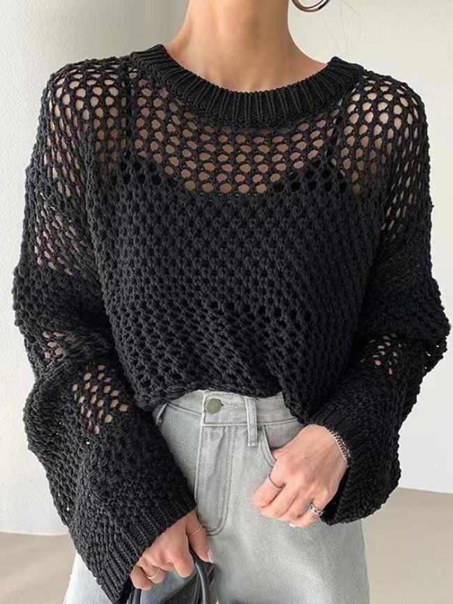Pull tendance en maille pour femme