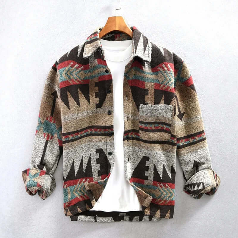 Veste-chemise Aztèque Stylée Chic du Sud-Ouest