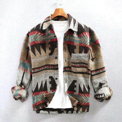 Veste-chemise Aztèque Stylée Chic du Sud-Ouest