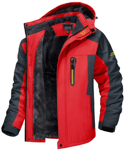 Veste d'extérieur imperméable avec intérieur en polaire