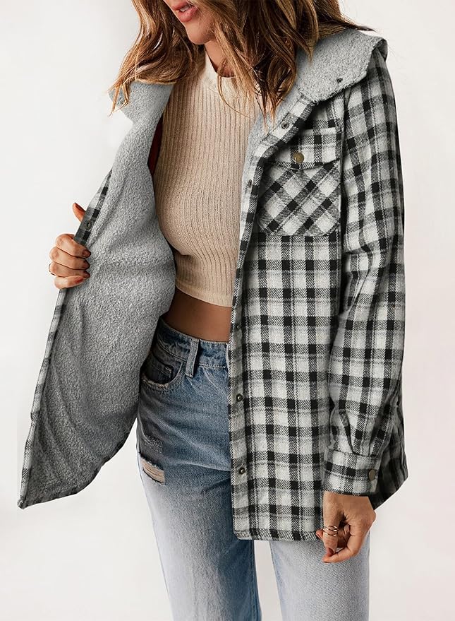 Chemise à carreaux pour homme, veste en flanelle, hiver