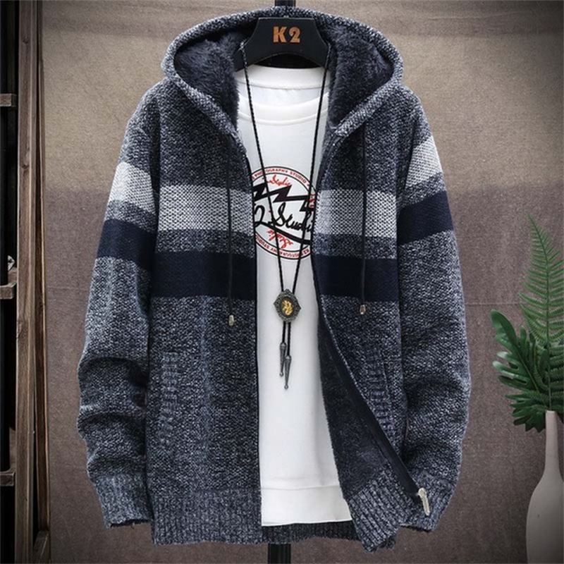 Sweat à capuche pour hommes chaud et hivernal