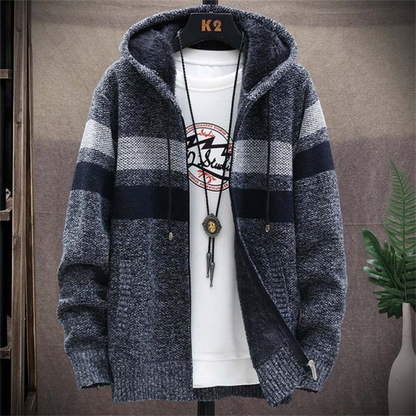 Sweat à capuche pour hommes chaud et hivernal