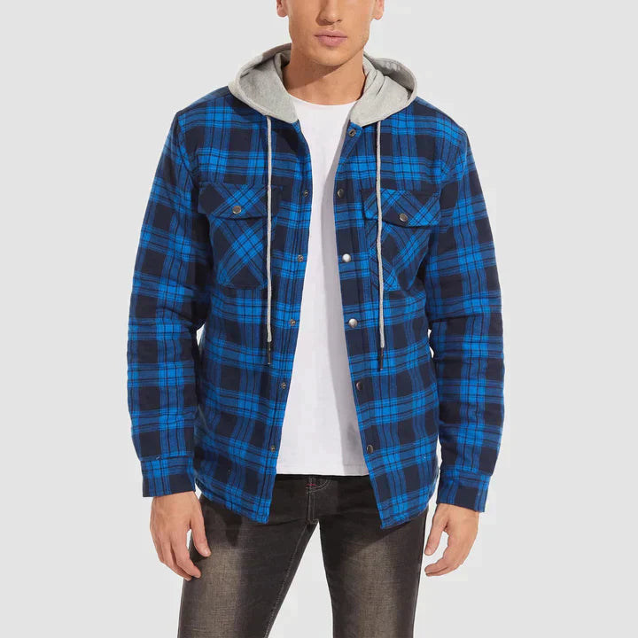 Harrison - Veste d'hiver chaude en flanelle pour homme