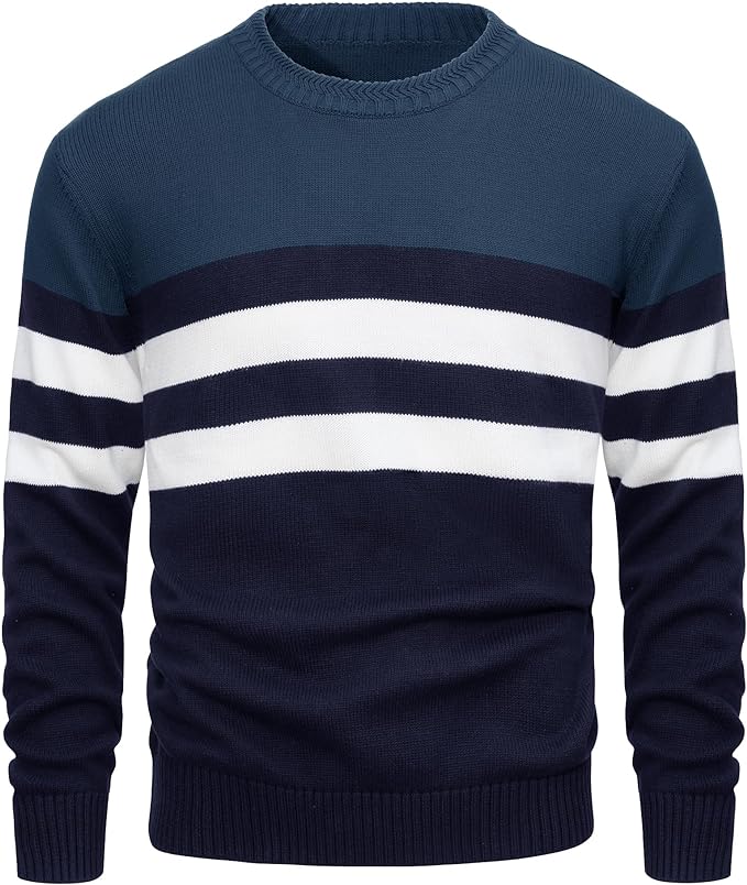 Pull Homme Italien Élégant Coton