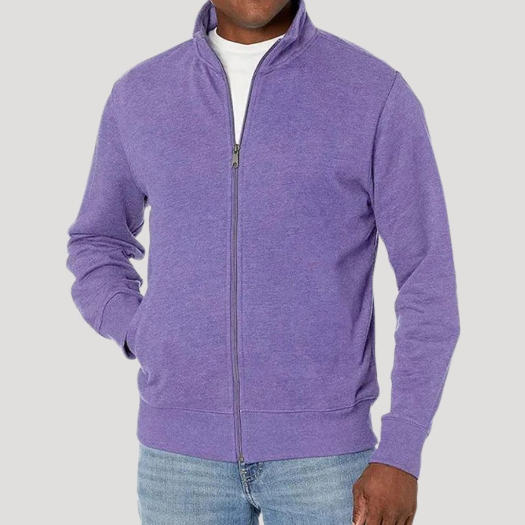 Veste décontractée moderne pour homme avec fermeture éclair
