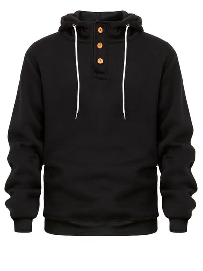 Hoodie homme manches longues chaud moderne