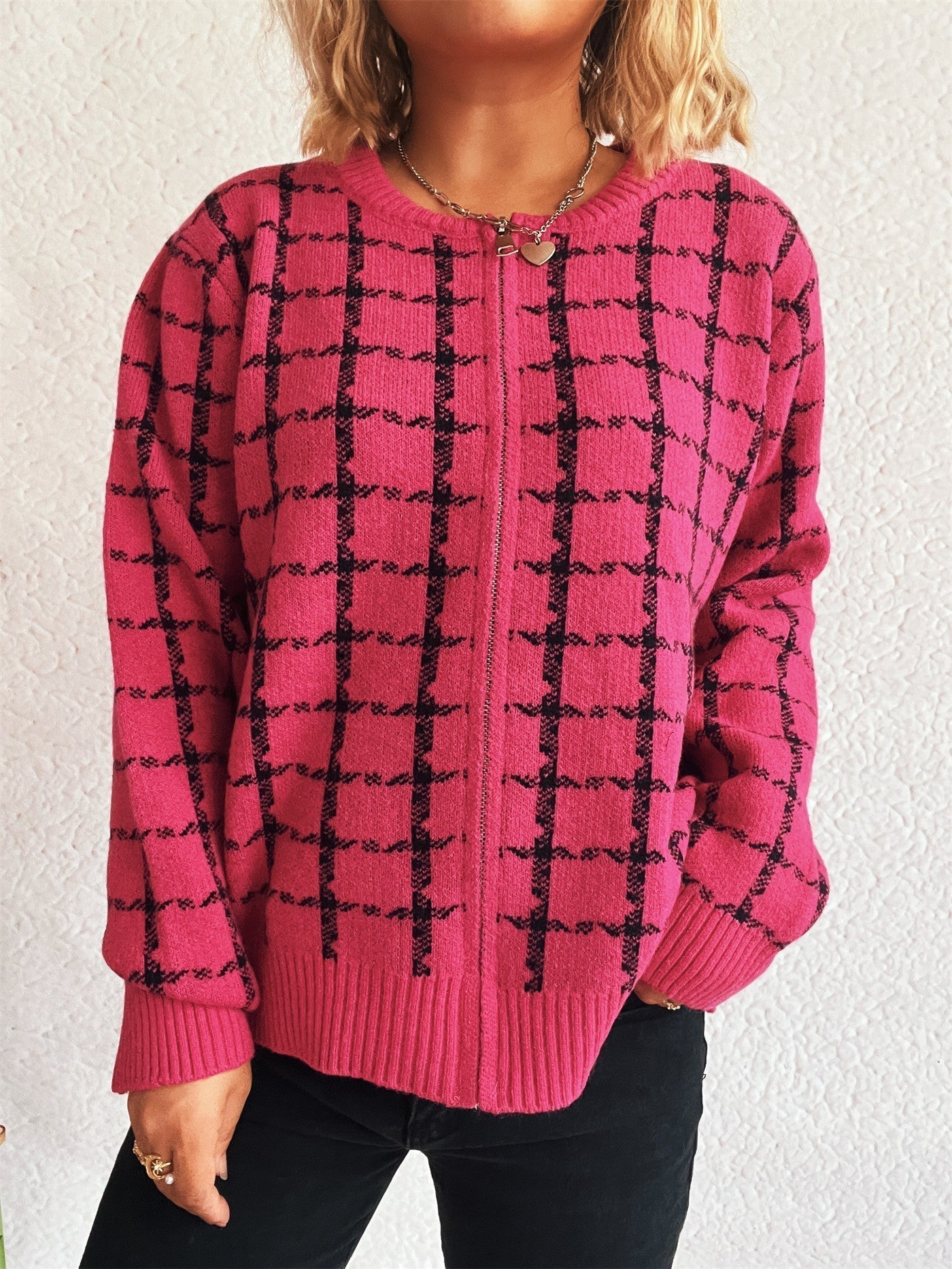Manteau d'hiver pratique avec poches pour femme