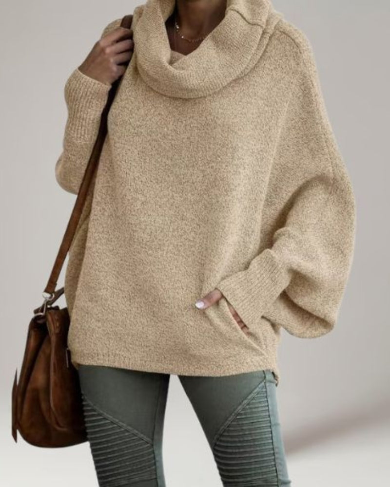 Pulls élégants à col montant pour femme
