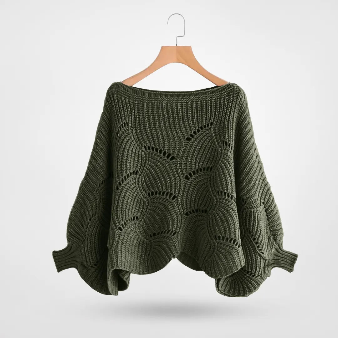 Pull Batwing Souple Femme
