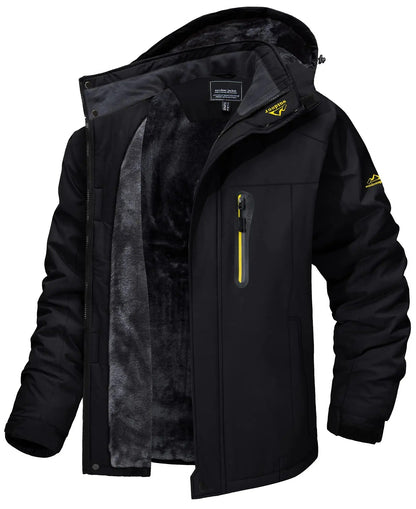 Veste d'extérieur imperméable avec intérieur en polaire