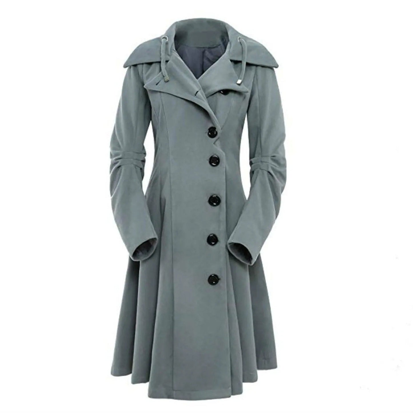 Trench-coat élégant pour femme avec capuche