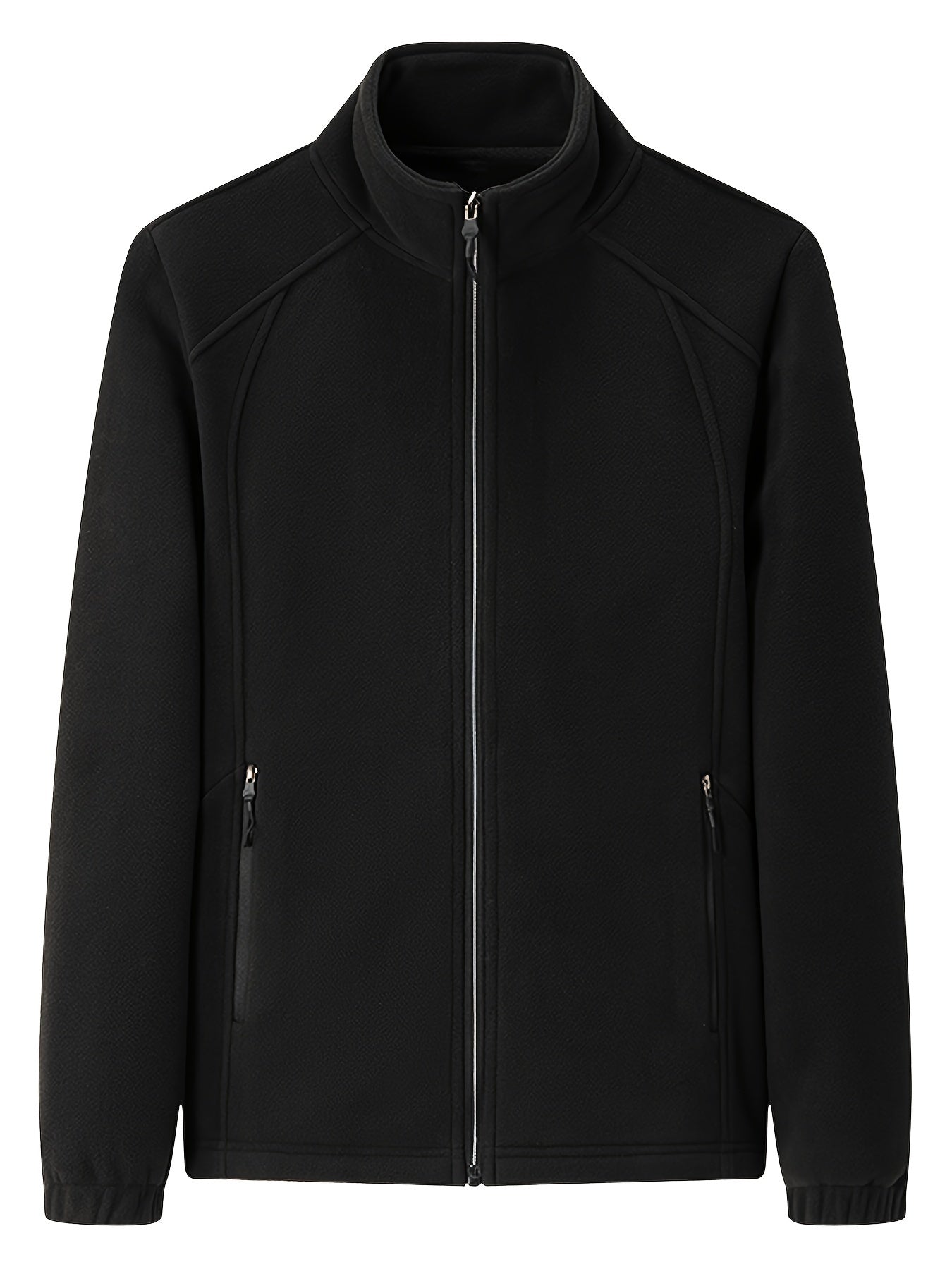 Veste polaire femme chaude col montant manches longues