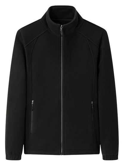 Veste polaire femme chaude col montant manches longues