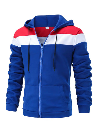 Sweat à capuche coloré effet lumineux homme