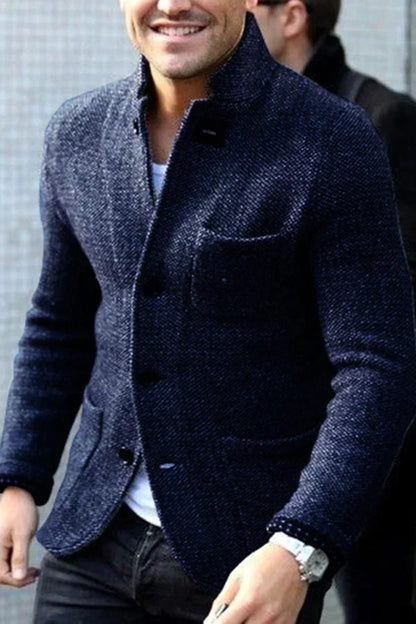 Gilet en tricot pour homme style rétro