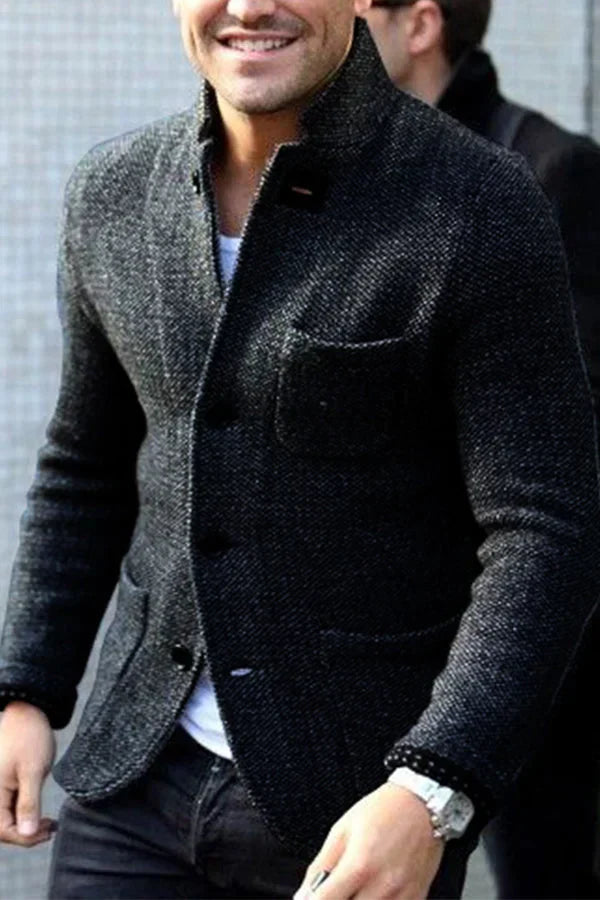 Gilet en tricot pour homme style rétro