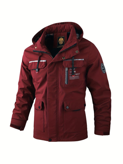 Veste pratique pour homme extérieur capuche