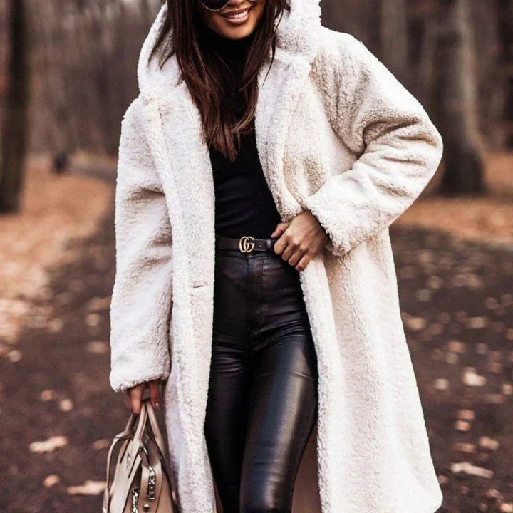 Coupe-vent stylé en polaire Sherpa