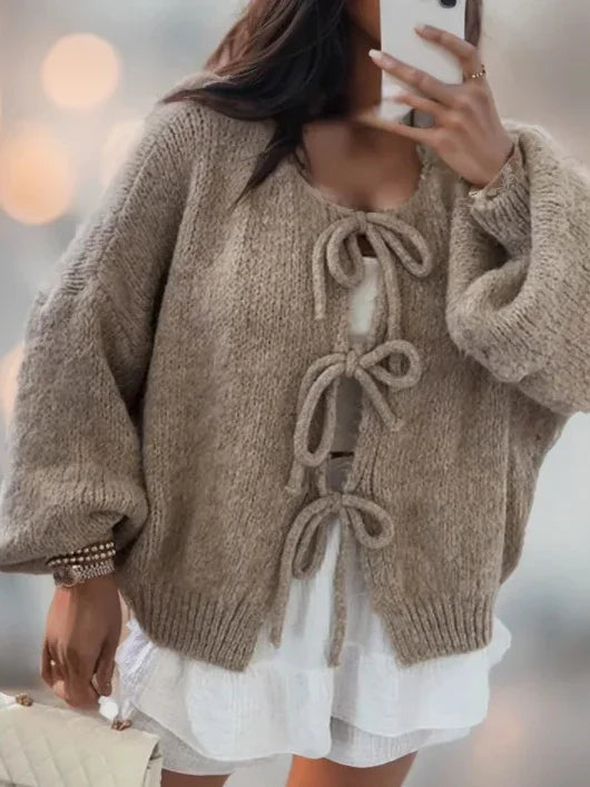 Gilet cardigan doux pour femme Confortable Élégant