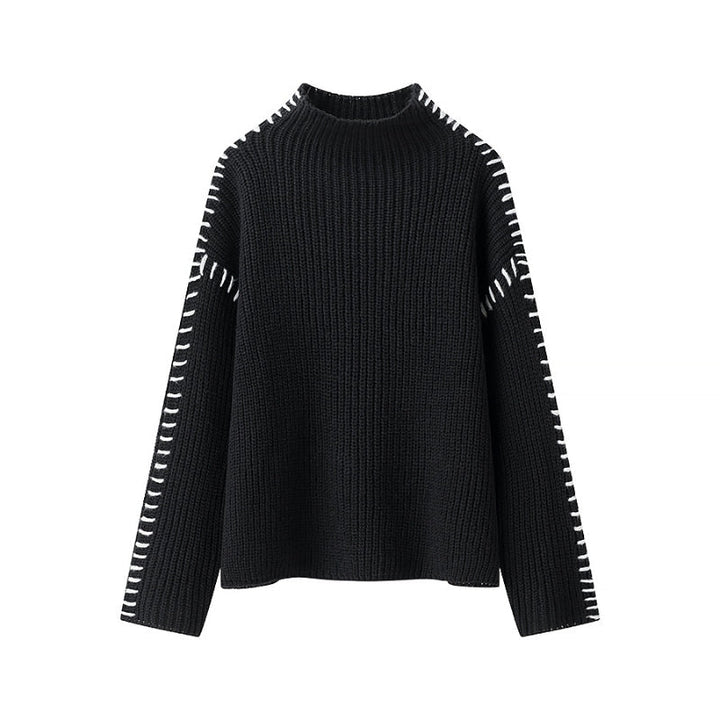 Pull en maille douce femme élégant et confortable