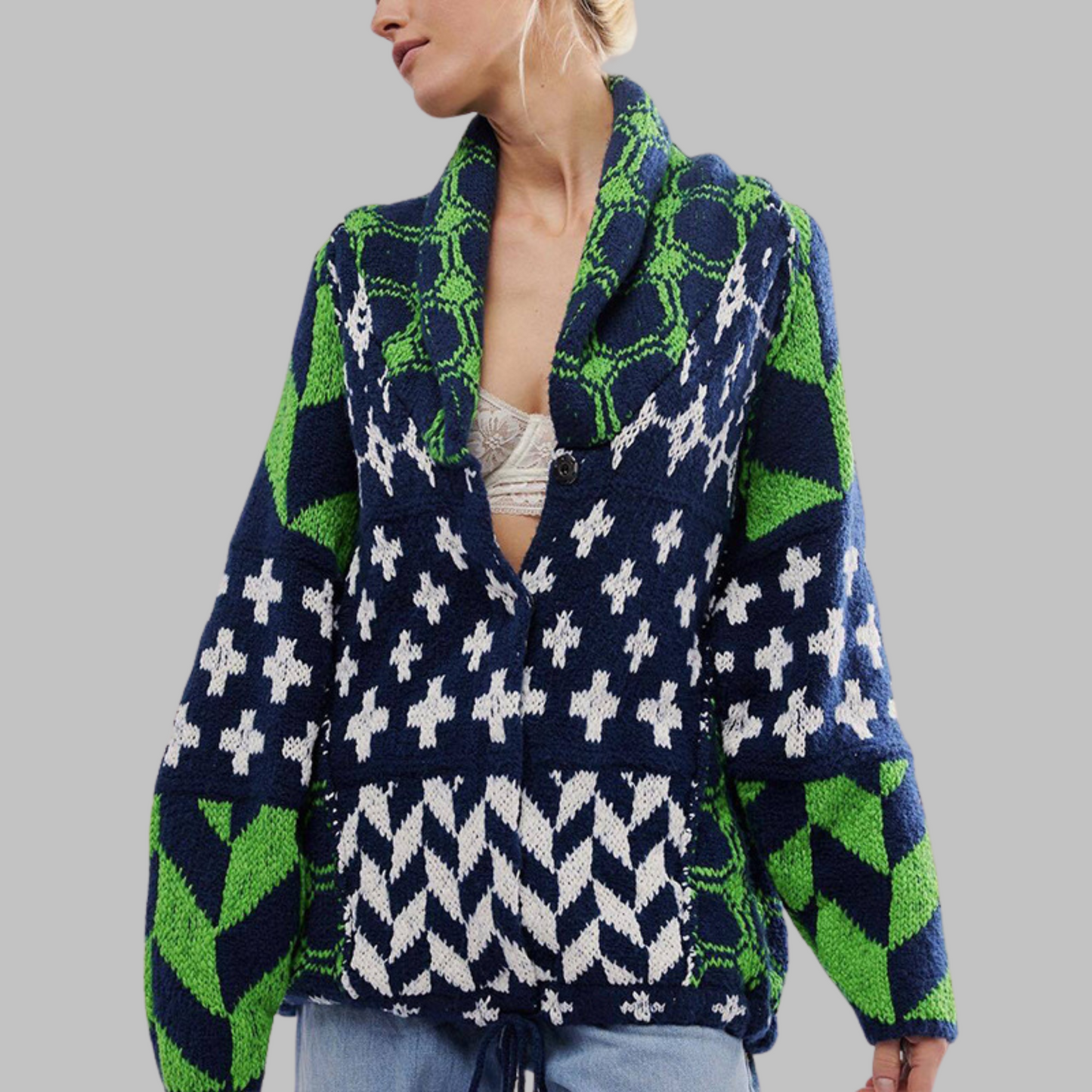 Veste élégante pour femme avec motifs tendance