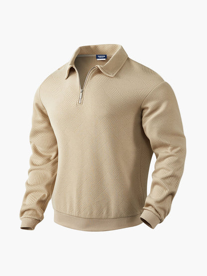 Pull demi-zippé élégant pour hommes