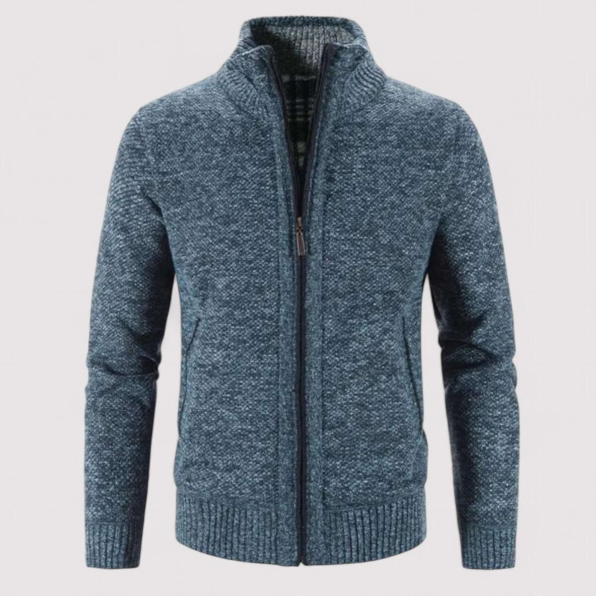 Cardigan en laine pour homme, chaud et confortable