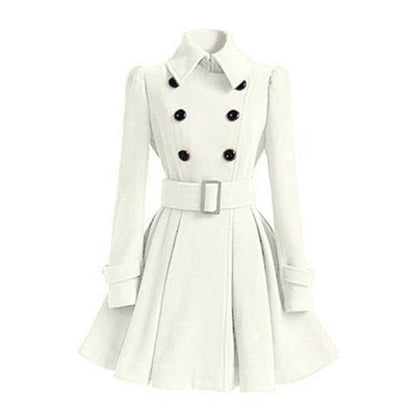 Trench-coat coupe-vent tendance pour femme