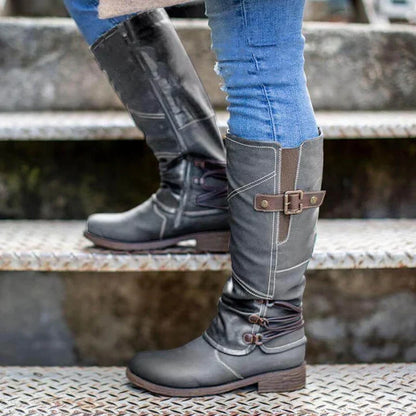 Bottes Serafina pour femme, cuissardes, talons hauts