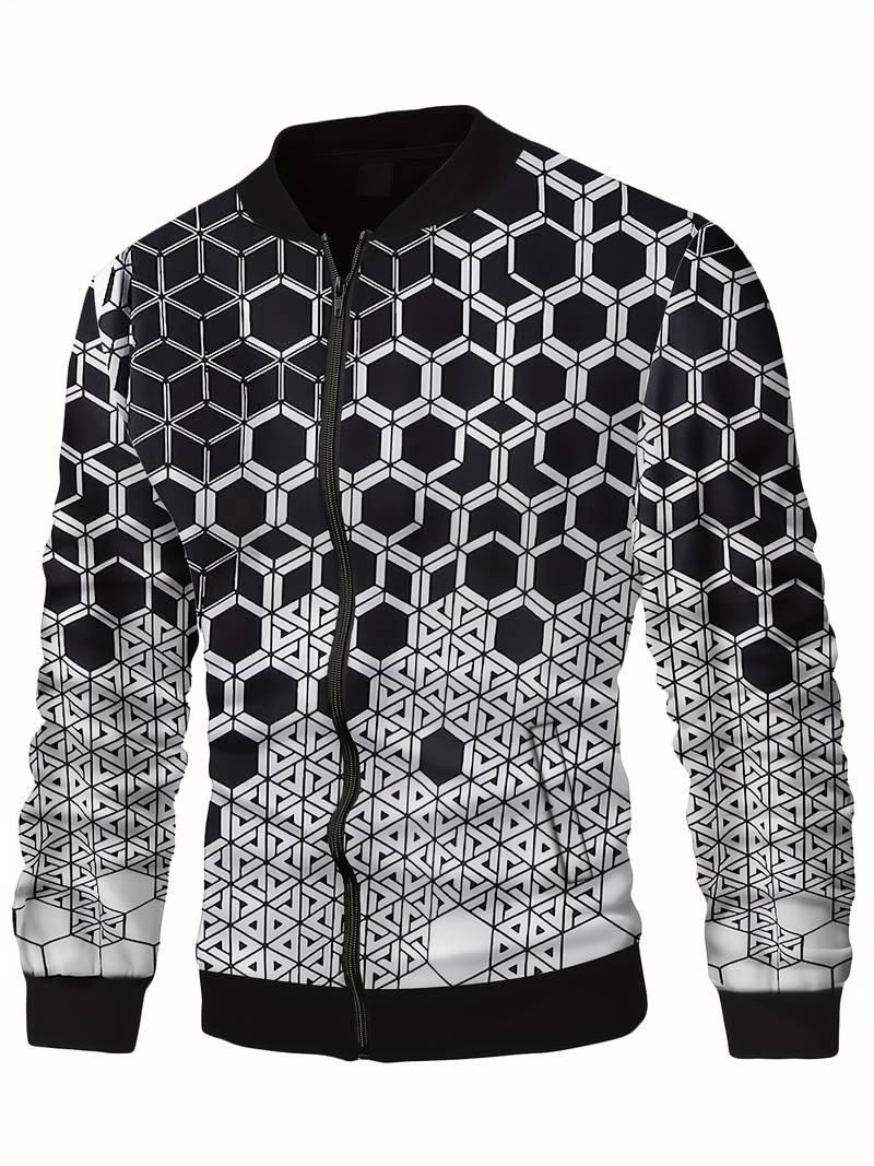 Veste homme Motif géométrique Moderne Élégant