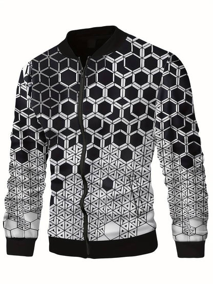 Veste homme Motif géométrique Moderne Élégant