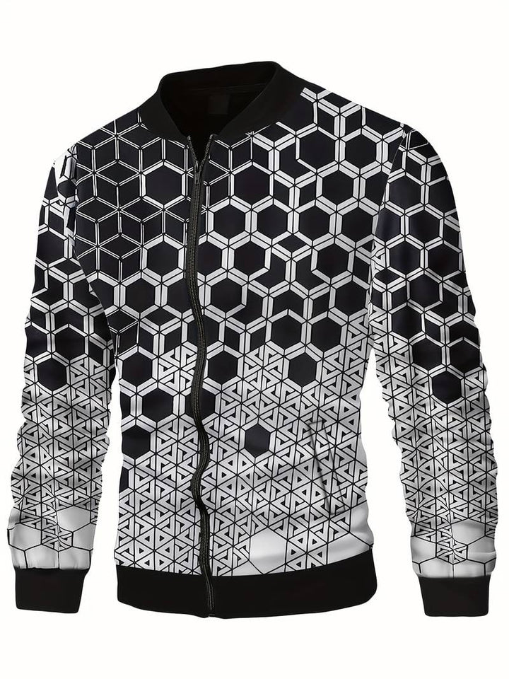Veste homme Motif géométrique Moderne Élégant
