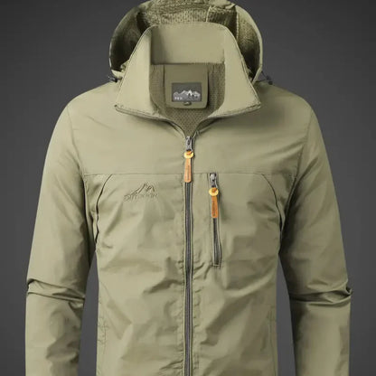 Veste outdoor imperméable et coupe-vent pour homme, veste de pluie