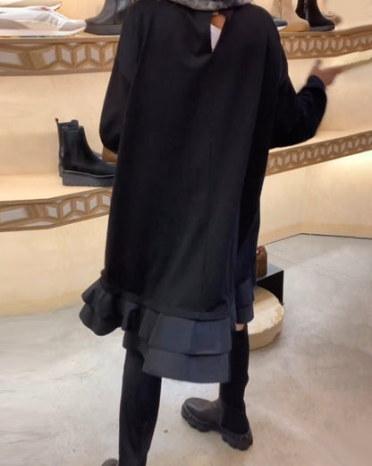 Elegantes Damenkleid Langärmlig Schlank - IdealeKleiden